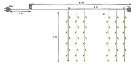 kurtyna-led-3x3-432-lampki-choinkowe-sople-biale