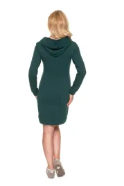 peekaboo-sukienka-ciazowa-przed-kolano-dlugi-rekaw-zielony-rozmiar-s-m