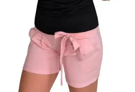 przyszla-mama-spodenki-ciazowe-dresowe-krotkie-rozowy-rozmiar-l