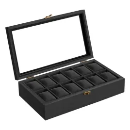 songmics-pudelko-na-zegarki-12-przegrodek-drewniane-szklo