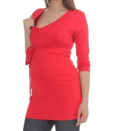 przyszla-mama-bluzka-ciazowa-rekaw-3-4-bez-wzoru-wiskoza-rozmiar-l-xl