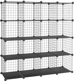 songmics-regal-16-przegrodek-organizer-metalowy-czarny-lpi44h