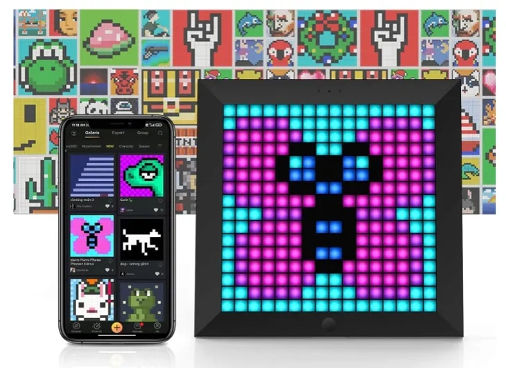 ramka-cyfrowa-divoom-8-czarny-przekatna-ekranu-8