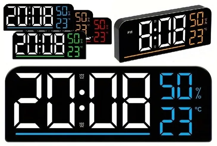zegar-scienny-qu-clock-czarny-21cm-wysokosc-calkowita-11-cm