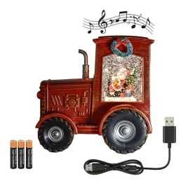 dekoracja-swieta-traktor-ciagnik-mikolaj-prezenty-spadajacy-snieg