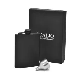 piersiowka-czarna-matowa-8-oz-236ml-lejek-zestaw-w-pudelku-na-prezent