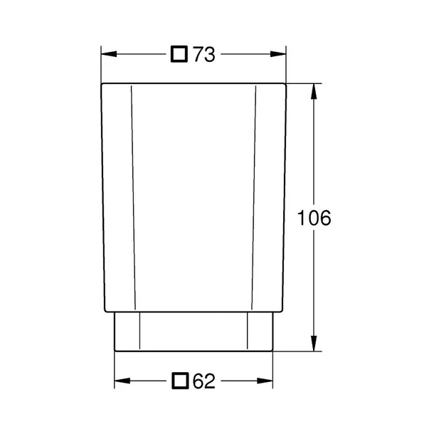 grohe-selection-cube-kubek-do-mycia-zebow-szklo-satynowe-40783000-marka-grohe