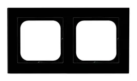 ramka-podwojna-szklana-ospel-sonata-czarny