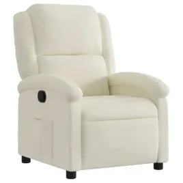fotel-rozkladany-kremowy-obity-aksamitem