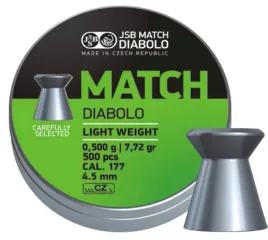 srut-jsb-match-diabolo-light-weight-500-sztuk-45-mm
