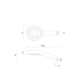 sluchawka-prysznicowa-zlota-oltens-driva-easyclick-ksztalt-okragly