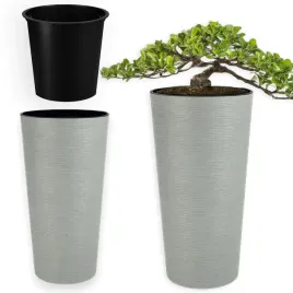 doniczka-tworzywo-sztuczne-szary-feinz-30-cm-x-30-x-57-cm