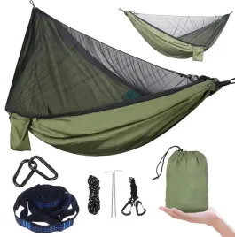 hamak-z-drazkiem-bedee-zielony-300-kg-290-x-140