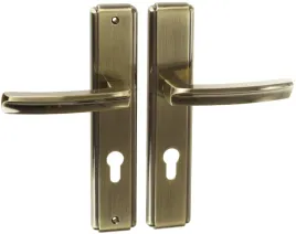 klamka-zewnetrzna-km-express-zlota-prawa-dlugi-szyld-90-mm