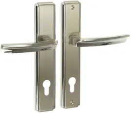 klamka-zewnetrzna-km-express-srebrna-90-mm-dlugi-szyld-lewa