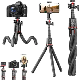 statyw-typu-osmiornica-czarny-wielofunkcyjny-statyw-teleskopowy-z-pilotem
