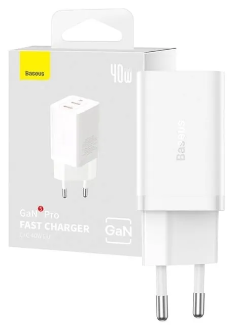 ladowarka-sieciowa-baseus-gan5-pro-40w-2xusb-c-biala-marka-baseus