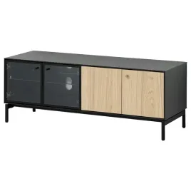 ikea-boastad-szafka-pod-tv-czarny-okl-deb-121x42-cm