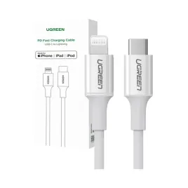 kabel-ugreen-us171-lightning-usb-c-pd-20w-3a-480mb-s-15m-bialy