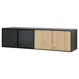 ikea-boastad-polka-scienna-czarny-okl-deb-121x32-cm
