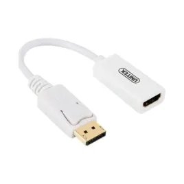 adapter-unitek-displayport-hdmi-4k-20cm-bialy