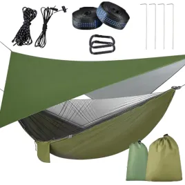 hamak-z-drazkiem-bedee-zielony-200-kg-290-x-140