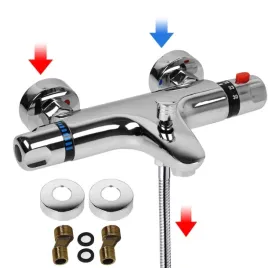 bateria-prysznicowa-termostatyczna-miedziana-srebrna