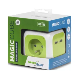 listwa-zasilajaca-greenblue-magiccube-gb118-4-gniazd-14-m-zielony
