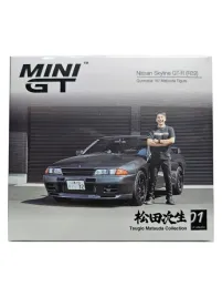 mini-gt-nissan-skyline-gt-r-r32-gunmetal-w-matsuda-figure-1-64-869