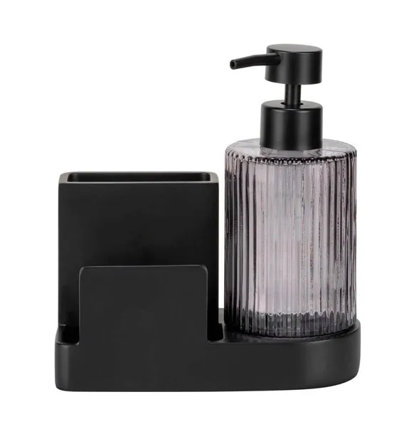 organizer-z-dozownikiem-szklanym-420-ml-polyresin-antracytowy-elegancki-szerokosc-produktu-16-cm