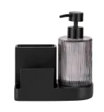 organizer-z-dozownikiem-szklanym-420-ml-polyresin-antracytowy-elegancki-szerokosc-produktu-16-cm