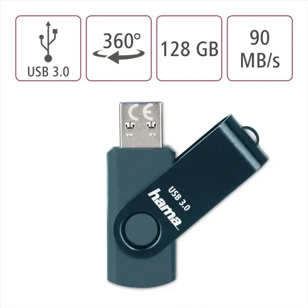 pendrive-hama-rotate-128gb-70mb-s-usb-3-0-maksymalna-predkosc-odczytu-90-mb-s