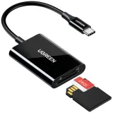 czytnik-kart-ugreen-sd-microsd-na-usb-3-0-usb-typ-c-cm265-czarny-producent-ugreen-certyfikat-ce