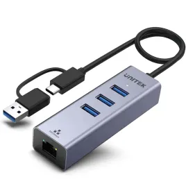 unitek-hub-usb-c-4w1-gigabit-ethernet-1000-mbps-3xusb-5-gbps-adapter-usb-a
