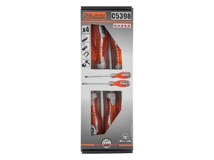 zestaw-wkretaki-srubokrety-slusarskie-do-pobijania-plaskie-krzyzakowe-4-szt-marka-richmann-kod-producenta-c5398