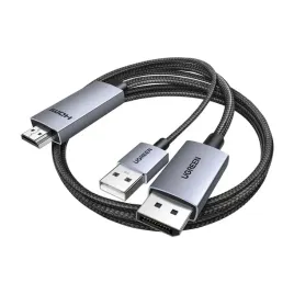ugreen-kabel-przewod-w-oplocie-displayport-do-hdmi-4k-60hz-2m-do-komputera