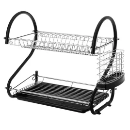 suszarka-do-naczyn-dwupoziomowa-camelia-czarna