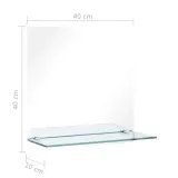 lustro-scienne-z-polka-40x40-cm-hartowane-szklo-stan-nowy