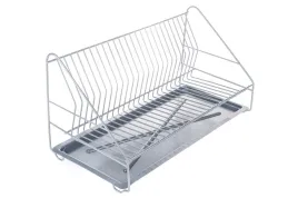 suszarka-do-naczyn-50cm-z-tacka-1-poziomowa-szara