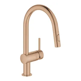 grohe-minta-jednouchwytowa-bateria-kuchenna-z-wyciagana-wylewka-warm-sunset