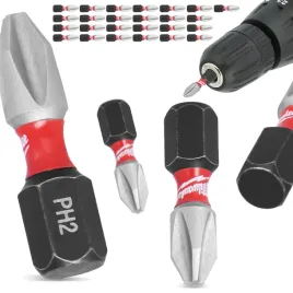 25x-bit-udarowy-wkretarki-ph2-25-mm-milwaukee-koncowka-magnetyczna-philips