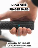 peaty-s-monarch-grips-black-knurl-thin-race-control-durable-ergonomic-material-guma