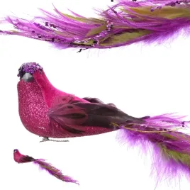 piankowa-zawieszka-choinkowa-fioletowy-ptak-na-metalowym-klipsie-38-cm