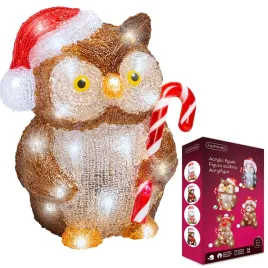 dekoracyjna-figurka-akrylowy-sowa-na-zewnatrz-32led-zimny-bialy-23-cm