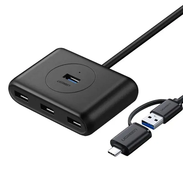 hub-usb-3-0-4x-usb-typ-c-otg-ugreen-1m-40850-liczba-portow-lan-rj-45-4