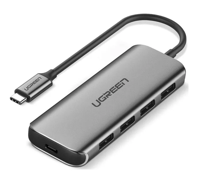 hub-usb-3-0-4x-usb-typ-c-otg-ugreen-1m-40850-waga-z-opakowaniem-0-1-kg-kod-producenta-40850