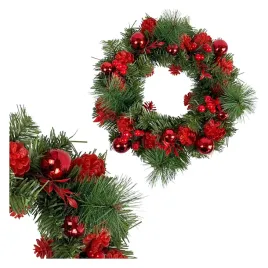 wieniec-swiateczny-zielony-z-czerwonymi-ozdobami-bombkami-jarzebina-36-cm