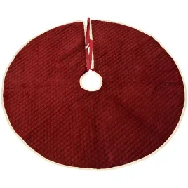 dywanik-pod-choinke-pikowana-czerwona-mata-100cm-okragly-na-prezenty