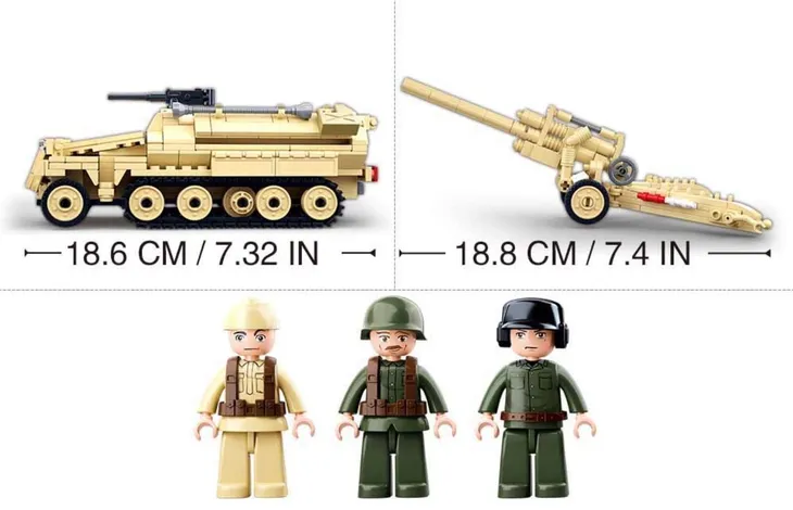 klocki-sluban-german-half-track-m38-b0695