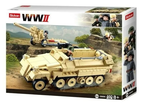 klocki-sluban-german-half-track-m38-b0695